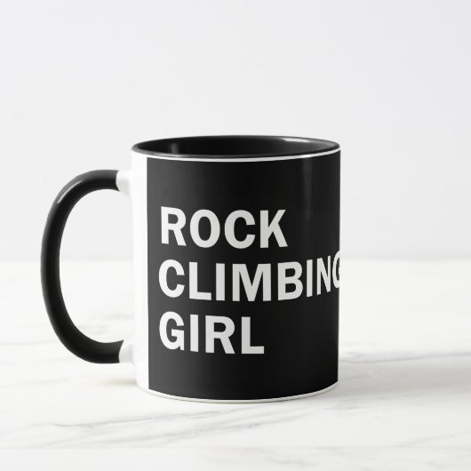 Mug Fille d'escalade (Gauche)
