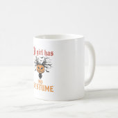 Mug Fille d'Halloween n'a pas de costume Citrouille (Devant droit)