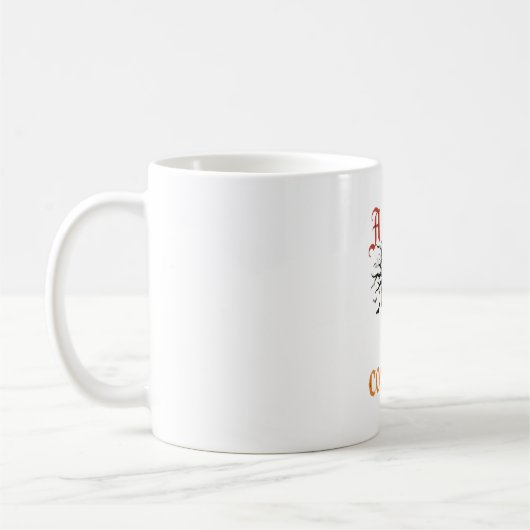 Mug Fille d'Halloween n'a pas de costume Citrouille (Gauche)