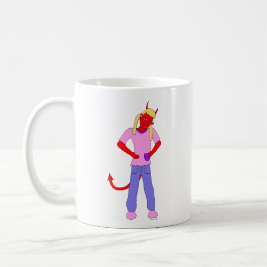 Mug fille diable (Gauche)