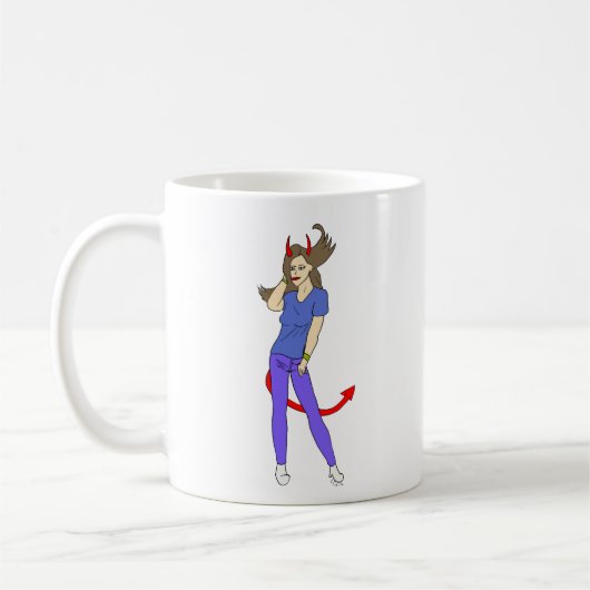 Mug fille diable (Gauche)