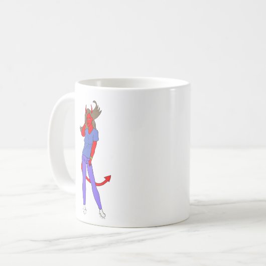 Mug fille diable (Devant gauche)