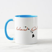 Mug Fille d'île - Hawaï - pente (Gauche)