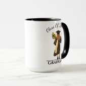 Mug Fille Diplômée Année personnalisable (Devant droit)