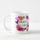 Mug Fille douce tendance (Gauche)