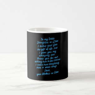 Mug Fille drôle en droit à ma chère fille en droit