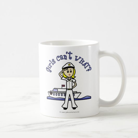 Mug Fille du capitaine léger (Droite)