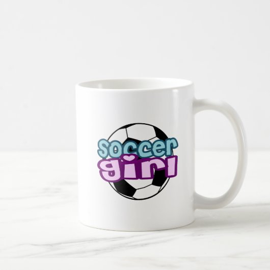 Mug Fille du football (Droite)