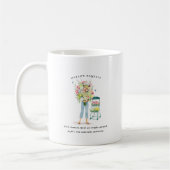 Mug Fille du mois d'avril | Monogramme  (Gauche)