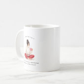 Mug Fille du mois de février | Monogramme (Devant gauche)
