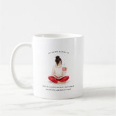 Mug Fille du mois de février | Monogramme (Gauche)