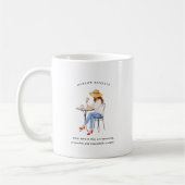 Mug Fille du mois de mai | Monogramme  (Gauche)