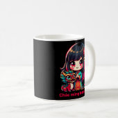 Mug Fille du Nouvel An vietnamien & Dragon Rouge (Devant droit)