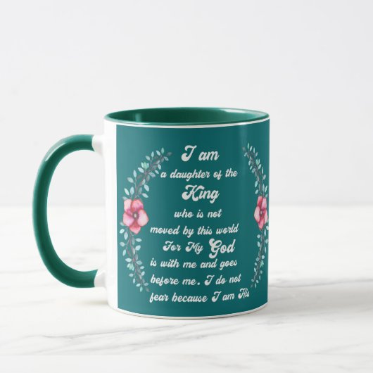 Mug Fille du Roi Christian Inspirational (Gauche)