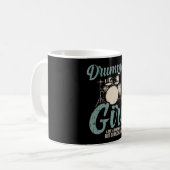 Mug Fille du tambour| Drummer Gift Drummer (Devant gauche)