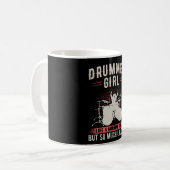 Mug Fille du tambour| Drummer Gift Drummer (Devant gauche)