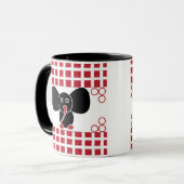 Mug Fille éléphant bébé pour enfants (Devant gauche)