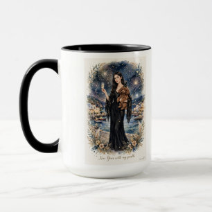 Mug Fille embrassant un chiot Caniche – Maman Caniche