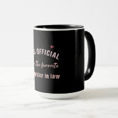Mug Fille En Droit Anniversaire Noël De Mor (Devant droit)