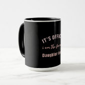 Mug Fille En Droit Anniversaire Noël De Mor (Devant gauche)