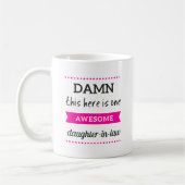 Mug Fille en droit Futur nouvelle idée cadeau (Gauche)