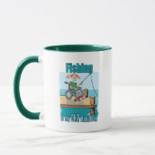 Mug Fille en fauteuil roulant Pêche (Gauche)