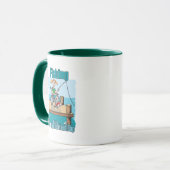 Mug Fille en fauteuil roulant Pêche (Devant gauche)
