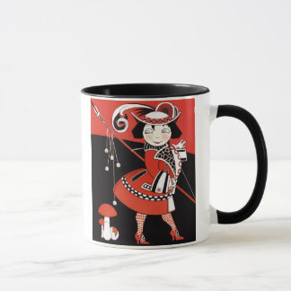 Mug Fille en rouge