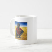 Mug Fille en rouge 1992 (Devant gauche)