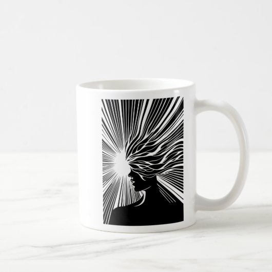 Mug fille ensoleillée (Droite)
