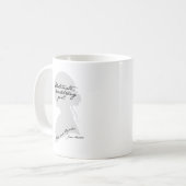 Mug Fille entêtée obstinée (Devant gauche)