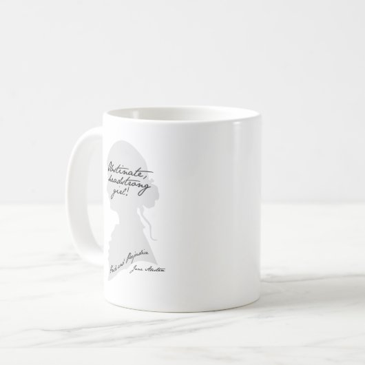 Mug Fille entêtée obstinée (Devant gauche)