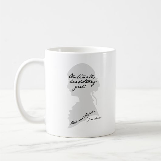 Mug Fille entêtée obstinée (Gauche)