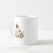 Mug Fille et chiot (Devant gauche)