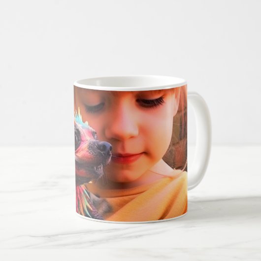Mug Fille et créature (Devant droit)