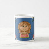 Mug Fille Et Fleurs (Centre)