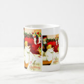 Mug Fille et Père Noël (Devant droit)