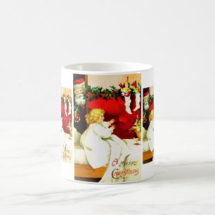 Mug Fille et Père Noël