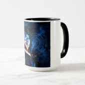 Mug "Fille et tuyau de vapeur " (Devant droit)