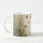 Mug Fille éthérée avec papillons dans la nature (Gauche)