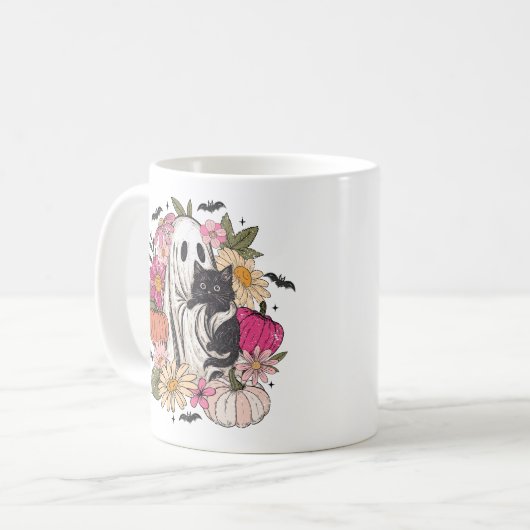 Mug Fille fantôme d'Halloween (Devant gauche)