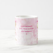 Mug Fille-fille glamour 13e ballon d'anniversaire (Centre)