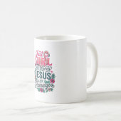 Mug Fille flamant chrétien vintage (Devant droit)