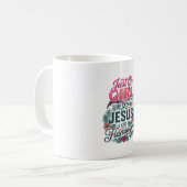 Mug Fille flamant chrétien vintage (Devant gauche)