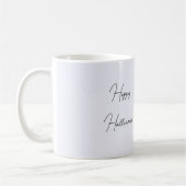 Mug Fille Fleur Lavande Crème Halloween (Gauche)