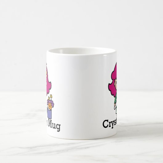 Mug Fille fleuriste future avec fleurs (Centre)