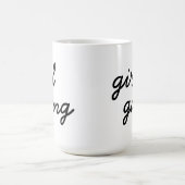 Mug fille gang mignon moderne féministe script de puis (Centre)