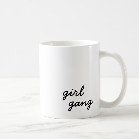 Mug fille gang mignon moderne féministe script de puis (Droite)