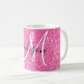 Mug Fille Glam Hot rose Parties scintillant étincelles (Devant droit)