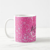Mug Fille Glam Hot rose Parties scintillant étincelles (Gauche)